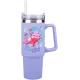 Mug Paladone: Minecraft - Purple 900ml Multiway Travel Cup Straw,  PP14948MCF