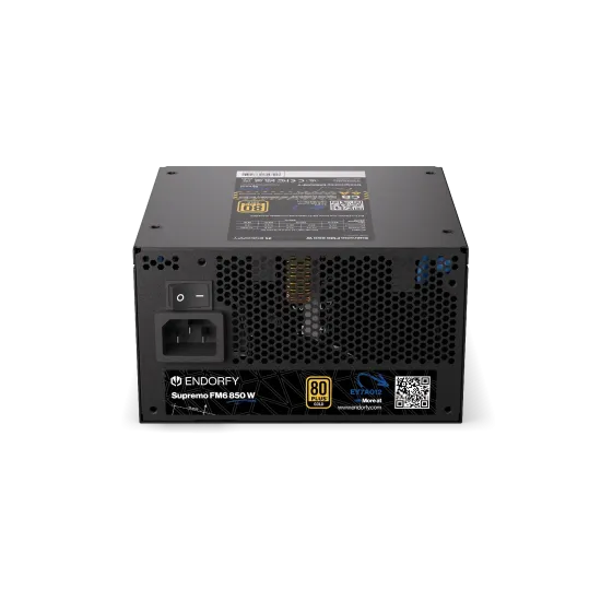 Захранващ блок Endorfy Supremo FM6 850W 80+ Gold, PCIe 5.1 - Fully Modular