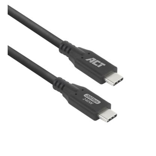 ACT Cable USB-C - USB-C, 0.5 m / USB4, 20Gbps, 240W
