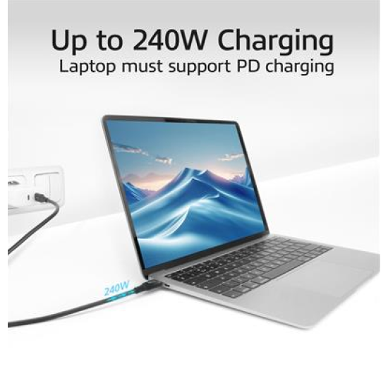 ACT Cable USB-C - USB-C, 0.5 m / USB4, 20Gbps, 240W