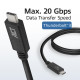 ACT Cable USB-C - USB-C, 1 m / USB4, 20Gbps, 240W, certified USB-IF
