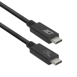 ACT Cable USB-C - USB-C, 0.8 м / USB4, 40Gbps, 240W, сертифициран USB-IF
