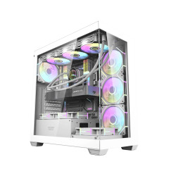 Darkflash кутия Case ATX - DS900 White - USB-C