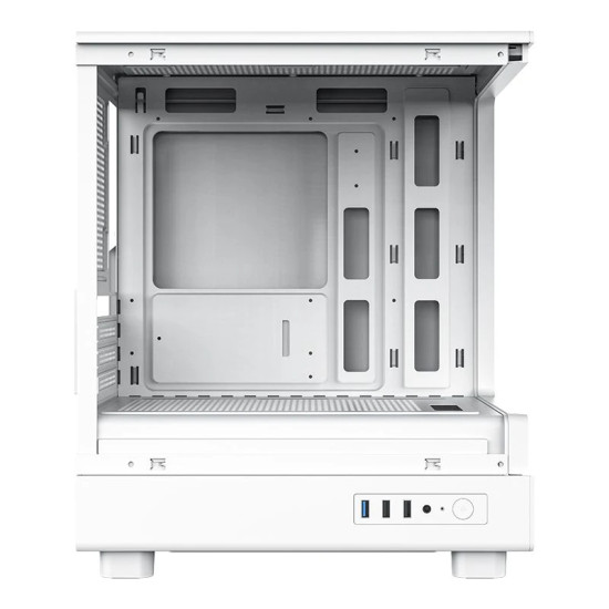 Darkflash кутия Case mATX - DB330M White - Reversed fans included