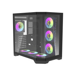 Aigo кутия Case ATX - FT418 PRO Black - 7 x 120 mm A-RGB fans included