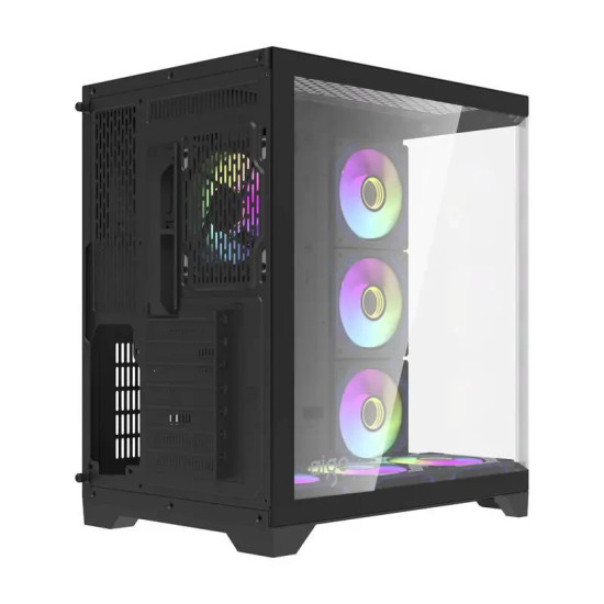Aigo кутия Case ATX - FT418 PRO Black - 7 x 120 mm A-RGB fans included