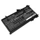 Laptop Battery for HP OMEN 15-AX003NI  TE03XL TPN-Q173 CS-HPP150NB 11,55V 5100mAh CAMERON SINO