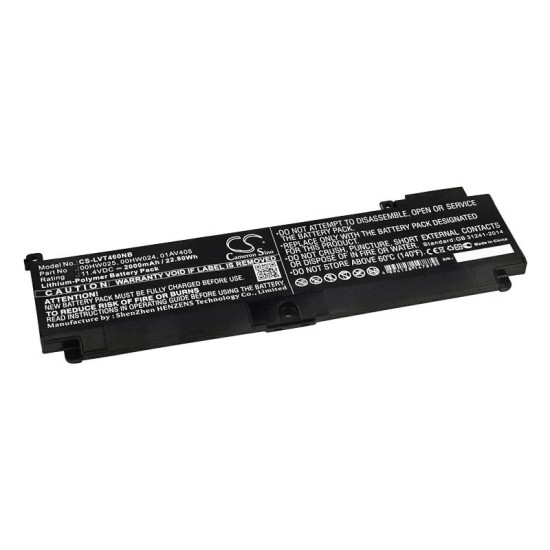 Laptop Battery for LENOVO ThinkPad T460s, T470s  L16M3P73  11.4V 2000mAh CAMERON SINO