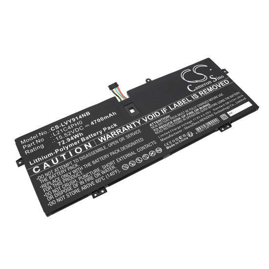 Laptop Battery for LENOVO Yoga 9 14IAP7 L21B4PH0 LiPo 15.52V 4700mAh CAMERON SINO