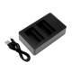 Charger for batteries for CRANE remotes  Palfinger 590 , 960 ; Scanreco  592, 960 RSC7220  NIMH 7,2V Dual Micro USB Cameron Sino