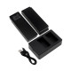 Charger for batteries for CRANE remotes  Palfinger 590 , 960 ; Scanreco  592, 960 RSC7220  NIMH 7,2V Dual Micro USB Cameron Sino