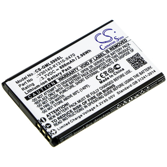 Mobile battery  Gigaset GL390, GL590 V30145-K1310-X470  LiIon 3,7V 800mAh CAMERON SINO