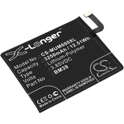 Mobile battery  XIAOMI Mi6 BM39 3,85V 3250mAh LiPo CAMERON SINO