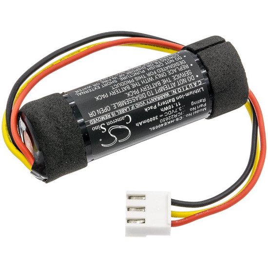 Battery for BLUETOOTH SPEAKER  Harman/Kardon Onyx 4 CS-HKE400SL 3,7V  3000mAh CAMERON SINO