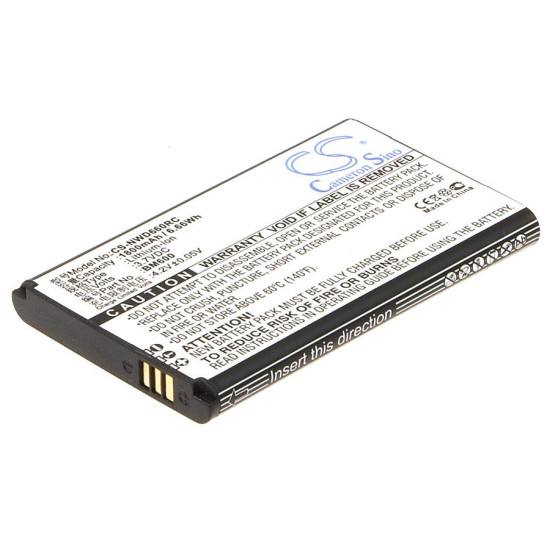 Router Battery for ZTE NUBIA WD660 6BT-R600A-0006 / BM600 / ZYXEL  3,7V  1800mAh CAMERON SINO