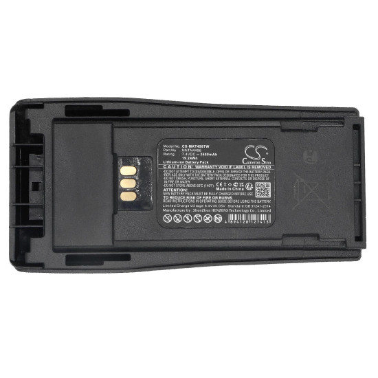 Camera Battery for Two-Way Radio  Motorola CP040, CP140, CP150, CP160 MNN4254AR    LiIon  7,4V 2600mA Cameron Sino