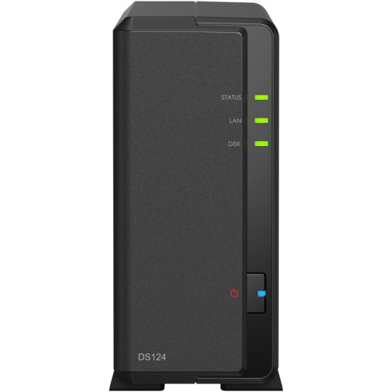 Synology 1-Bay DiskStation DS124 (Diskless) Black