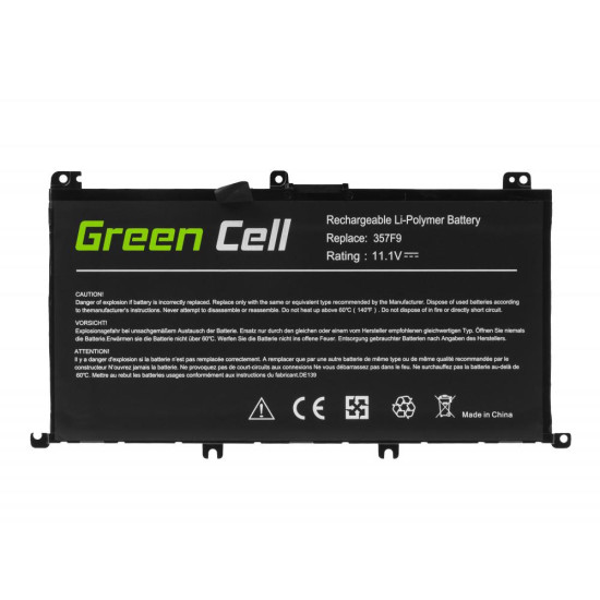 Laptop Battery for   Dell Inspiron 15 5576 5577 7557 7559 7566 7567  357F9 11.1V 4200mAh GREEN CELL