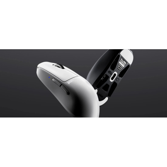 Pulsar професионална геймърска мишка Wireless Gaming Mouse X2 v3 Size1 White - 1K (8K compatible)