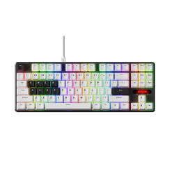 Pulsar професионална геймърска механична клавиатура Professional Gaming Mechanical Keyboard PCMK 2 HE TKL ANSI White - 8K, Gateron Magnetic Switches [Linear]