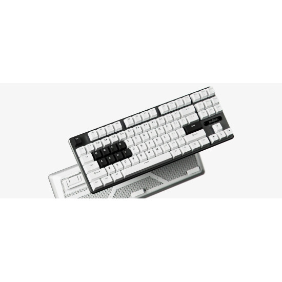 Pulsar професионална геймърска механична клавиатура Professional Gaming Mechanical Keyboard PCMK 2 HE TKL ANSI White - 8K, Gateron Magnetic Switches [Linear]