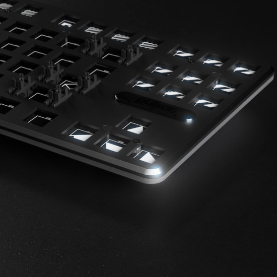 Pulsar професионална геймърска механична клавиатура Professional Gaming Mechanical Keyboard PCMK 2 HE TKL ANSI White - 8K, Gateron Magnetic Switches [Linear]
