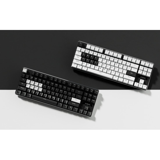 Pulsar професионална геймърска механична клавиатура Professional Gaming Mechanical Keyboard PCMK 2 HE TKL ANSI White - 8K, Gateron Magnetic Switches [Linear]