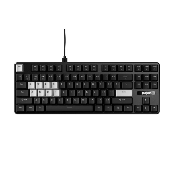 Pulsar професионална геймърска механична клавиатура Professional Gaming Mechanical Keyboard PCMK 2 HE TKL ANSI Black - 8K, Gateron Magnetic Switches [Linear]