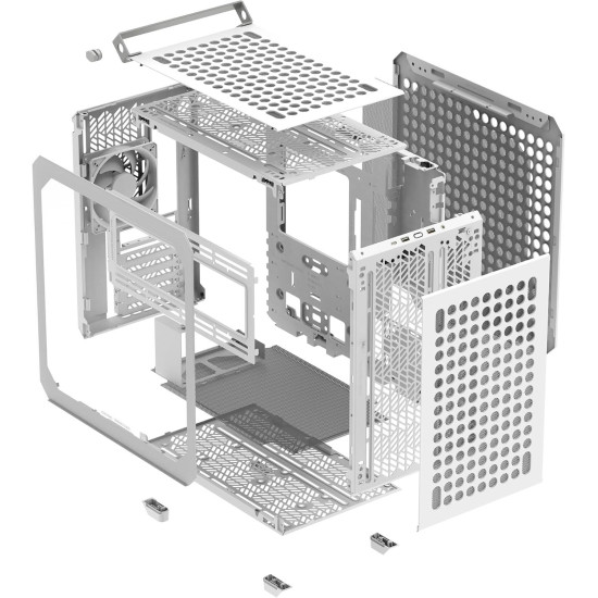 Case Cooler Master QUBE 500 Flatpack White