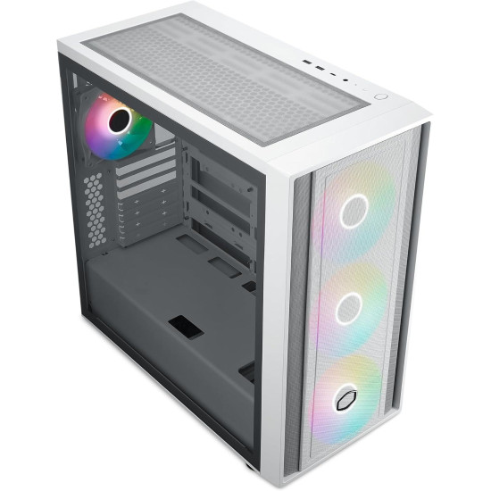 Case CoolerMaster MasterBox 600 - White ARGB