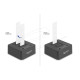 Delock USB 20 Gbps M.2 Docking Station for 2 x M.2 NVMe PCIe SSD with Clone and Erase Function