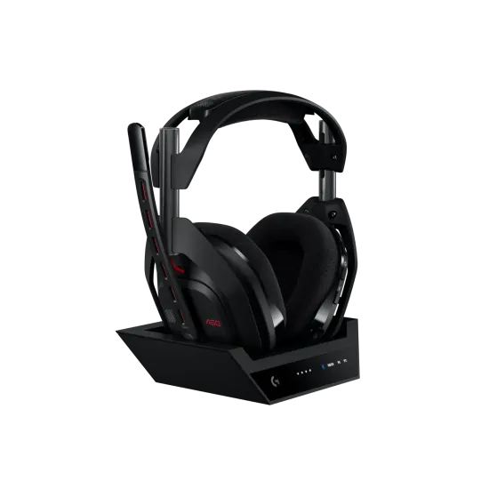 Logitech Astro A50 Lightspeed wireless headphones with dock, black