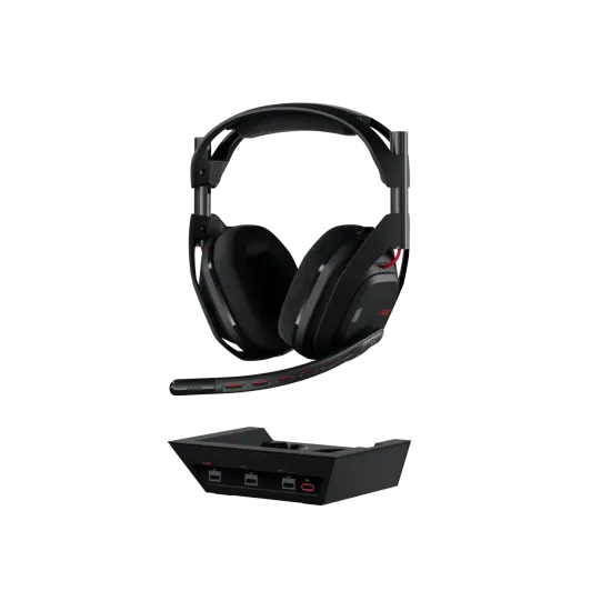 Logitech Astro A50 Lightspeed wireless headphones with dock, black