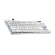 Logitech G Pro X Rapid TKL Mechanical Gaming Keyboard - White, magnetic-analog switch