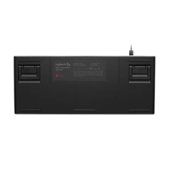 Logitech G Pro X Rapid TKL Mechanical Gaming Keyboard - White, magnetic-analog switch