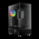 Gamdias кутия Case ATX - ATLAS E1 - 3 x 120 mm A-RGB, Digital Display, Tempered Glass