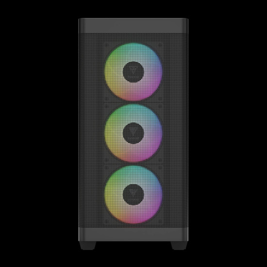 Gamdias кутия Case E-ATX - ATHENA M3 Black - USB-C, 4 x 120 mm A-RGB, Mesh, Tempered Glass