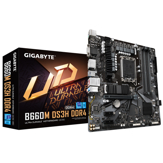 Motherboard GIGABYTE B660M DS3H, socket 1700, mATX