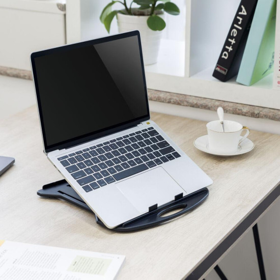 Foldable lightweight laptop stand ACT AC8150, 7 positions, Black Foldable lightweight laptop stand ACT AC8150, 7 positions, Black