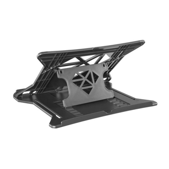 Foldable lightweight laptop stand ACT AC8150, 7 positions, Black Foldable lightweight laptop stand ACT AC8150, 7 positions, Black