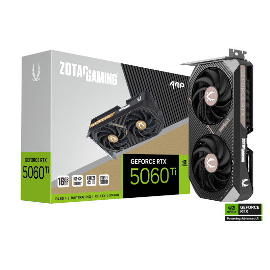 Видео карта ZOTAC GAMING RTX 5060 TI 16GB AMP GDDR7