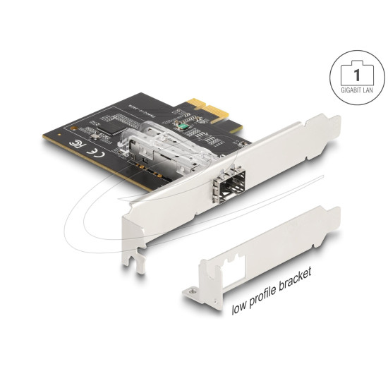 Delock PCI Express x1 Network Card Gigabit LAN 1 x SFP i210
