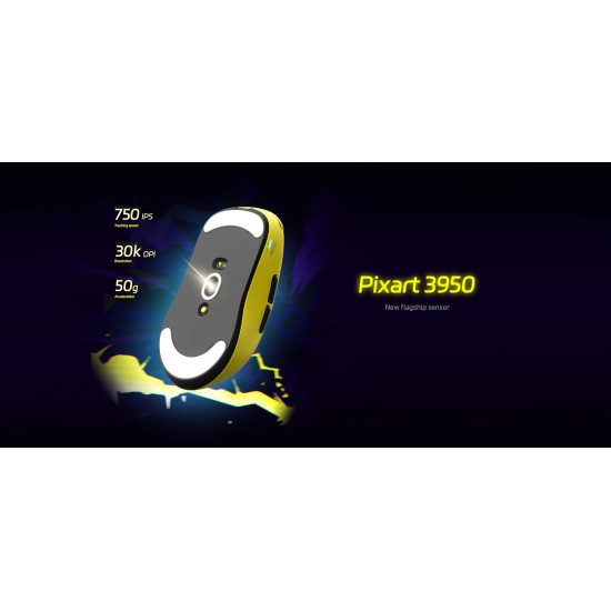 Scyrox професионална геймърска мишка V8 Black - Wireless Gaming Mouse - 8K Polling Rate