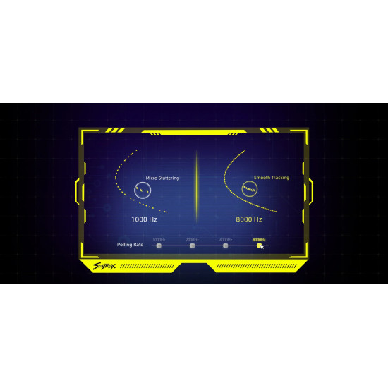 Scyrox професионална геймърска мишка V8 Black - Wireless Gaming Mouse - 8K Polling Rate