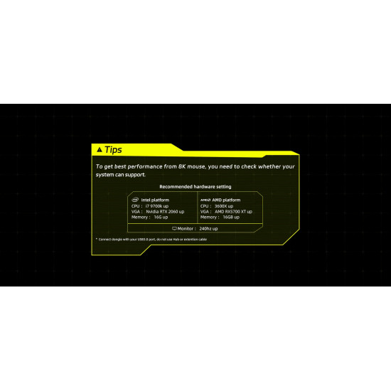 Scyrox професионална геймърска мишка V8 Black - Wireless Gaming Mouse - 8K Polling Rate