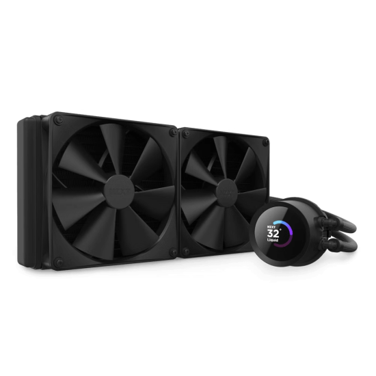 AIO Liquid Cooler NZXT Kraken 280 Black - LCD Display