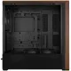 Case Lian-Li LANCOOL 217 Mid-Tower, Tempered Glass, Wood-Black