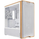 Case Lian-Li LANCOOL 217 Mid-Tower, Tempered Glass, Wood-White