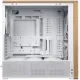 Case Lian-Li LANCOOL 217 Mid-Tower, Tempered Glass, Wood-White