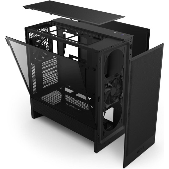 Case NZXT H5 Flow 2024 Black, Mid-Tower